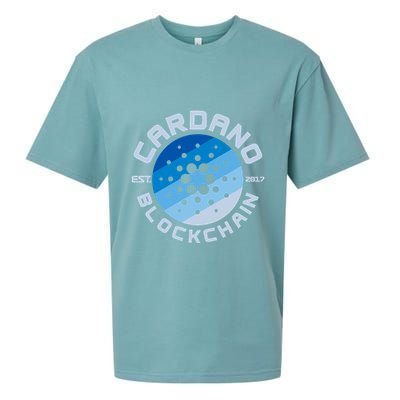 Cardano Blockchain Cryptocurrency Est 2017 Sueded Cloud Jersey T-Shirt