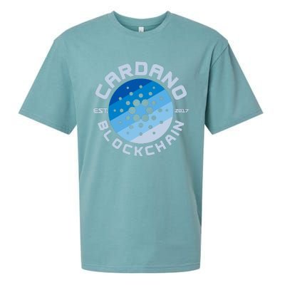 Cardano Blockchain Cryptocurrency Est 2017 Sueded Cloud Jersey T-Shirt