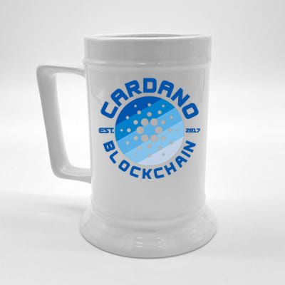 Cardano Blockchain Cryptocurrency Est 2017 Beer Stein