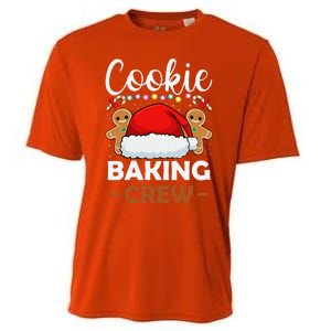 Cookie Baking Crew Christmas Pajama Gingerbread Santa Hat Cooling Performance Crew T-Shirt