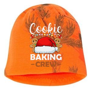 Cookie Baking Crew Christmas Pajama Gingerbread Santa Hat Kati - Camo Knit Beanie