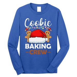 Cookie Baking Crew Christmas Pajama Gingerbread Santa Hat Long Sleeve Shirt