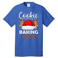 Cookie Baking Crew Christmas Pajama Gingerbread Santa Hat Tall T-Shirt