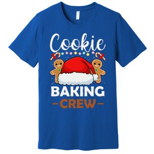 Cookie Baking Crew Christmas Pajama Gingerbread Santa Hat Premium T-Shirt