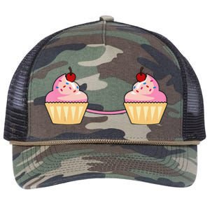 Cupcake Bra Costume Cute Easy Food Halloween Gift Retro Rope Trucker Hat Cap