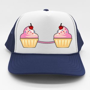 Cupcake Bra Costume Cute Easy Food Halloween Gift Trucker Hat