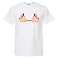 Cupcake Bra Costume Cute Easy Food Halloween Gift Garment-Dyed Heavyweight T-Shirt