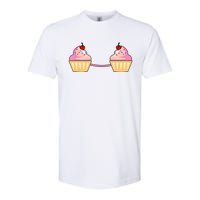 Cupcake Bra Costume Cute Easy Food Halloween Gift Softstyle® CVC T-Shirt