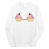 Cupcake Bra Costume Cute Easy Food Halloween Gift Long Sleeve Shirt