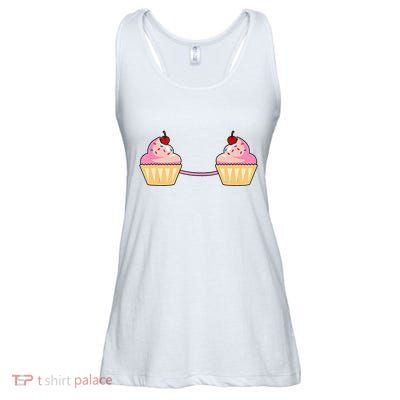 Cupcake Bra Costume Cute Easy Food Halloween Gift Ladies Essential Flowy Tank
