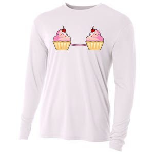 Cupcake Bra Costume Cute Easy Food Halloween Gift Cooling Performance Long Sleeve Crew