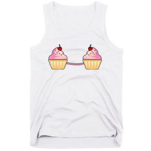 Cupcake Bra Costume Cute Easy Food Halloween Gift Tank Top