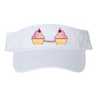 Cupcake Bra Costume Cute Easy Food Halloween Gift Valucap Bio-Washed Visor