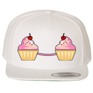 Cupcake Bra Costume Cute Easy Food Halloween Gift Wool Snapback Cap