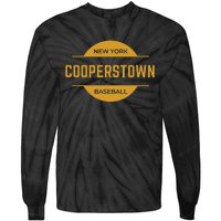 Cooperstown Baseball Cooperstown New York Baseball Hall Of Tie-Dye Long Sleeve Shirt