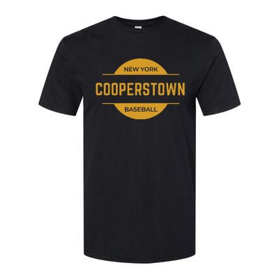 Cooperstown Baseball Cooperstown New York Baseball Hall Of Softstyle CVC T-Shirt