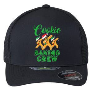 Cookie Baking Crew Dabbing Gingerbread Funny Christmas Hats Flexfit Unipanel Trucker Cap