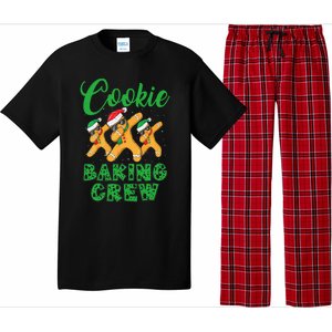 Cookie Baking Crew Dabbing Gingerbread Funny Christmas Hats Pajama Set