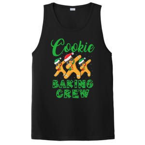 Cookie Baking Crew Dabbing Gingerbread Funny Christmas Hats PosiCharge Competitor Tank