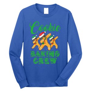 Cookie Baking Crew Dabbing Gingerbread Funny Christmas Hats Long Sleeve Shirt