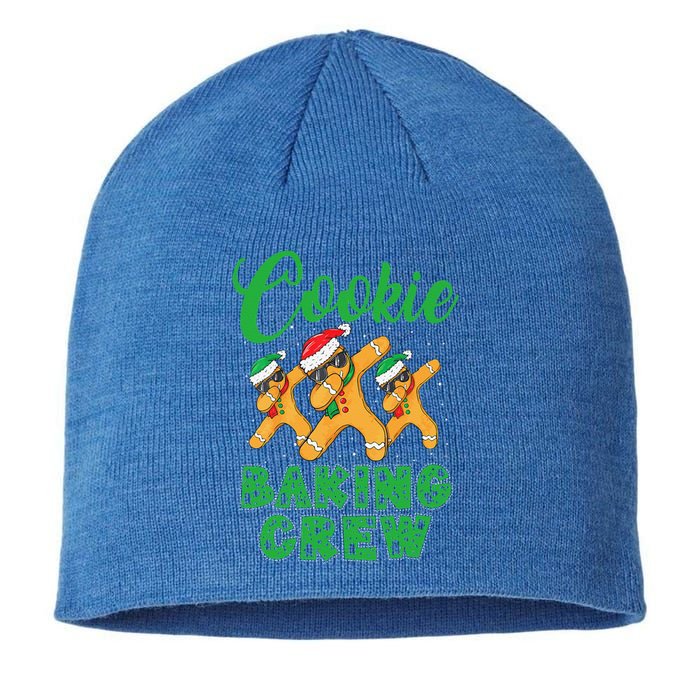 Cookie Baking Crew Dabbing Gingerbread Funny Christmas Hats Sustainable Beanie