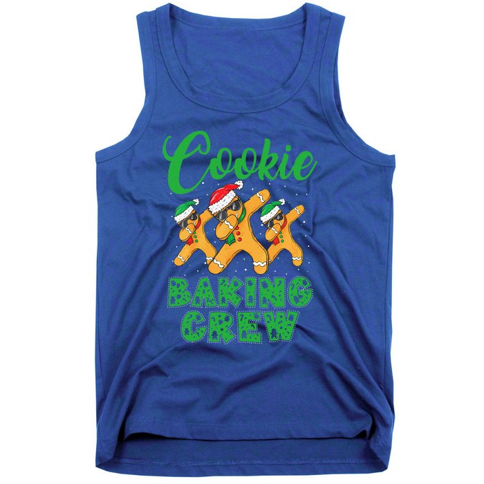 Cookie Baking Crew Dabbing Gingerbread Funny Christmas Hats Tank Top