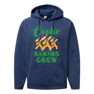 Cookie Baking Crew Dabbing Gingerbread Funny Christmas Hats Performance Fleece Hoodie