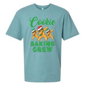 Cookie Baking Crew Dabbing Gingerbread Funny Christmas Hats Sueded Cloud Jersey T-Shirt