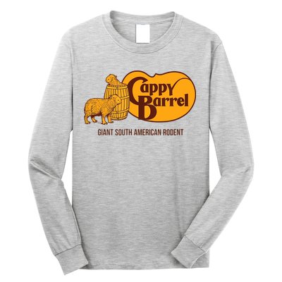 Cappy Barrel Capybara Campaign Store Long Sleeve Shirt