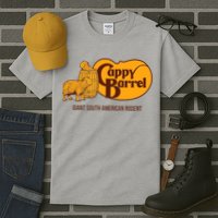 Cappy Barrel Capybara Campaign Store Tall T-Shirt