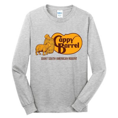 Cappy Barrel Capybara Campaign Store Tall Long Sleeve T-Shirt