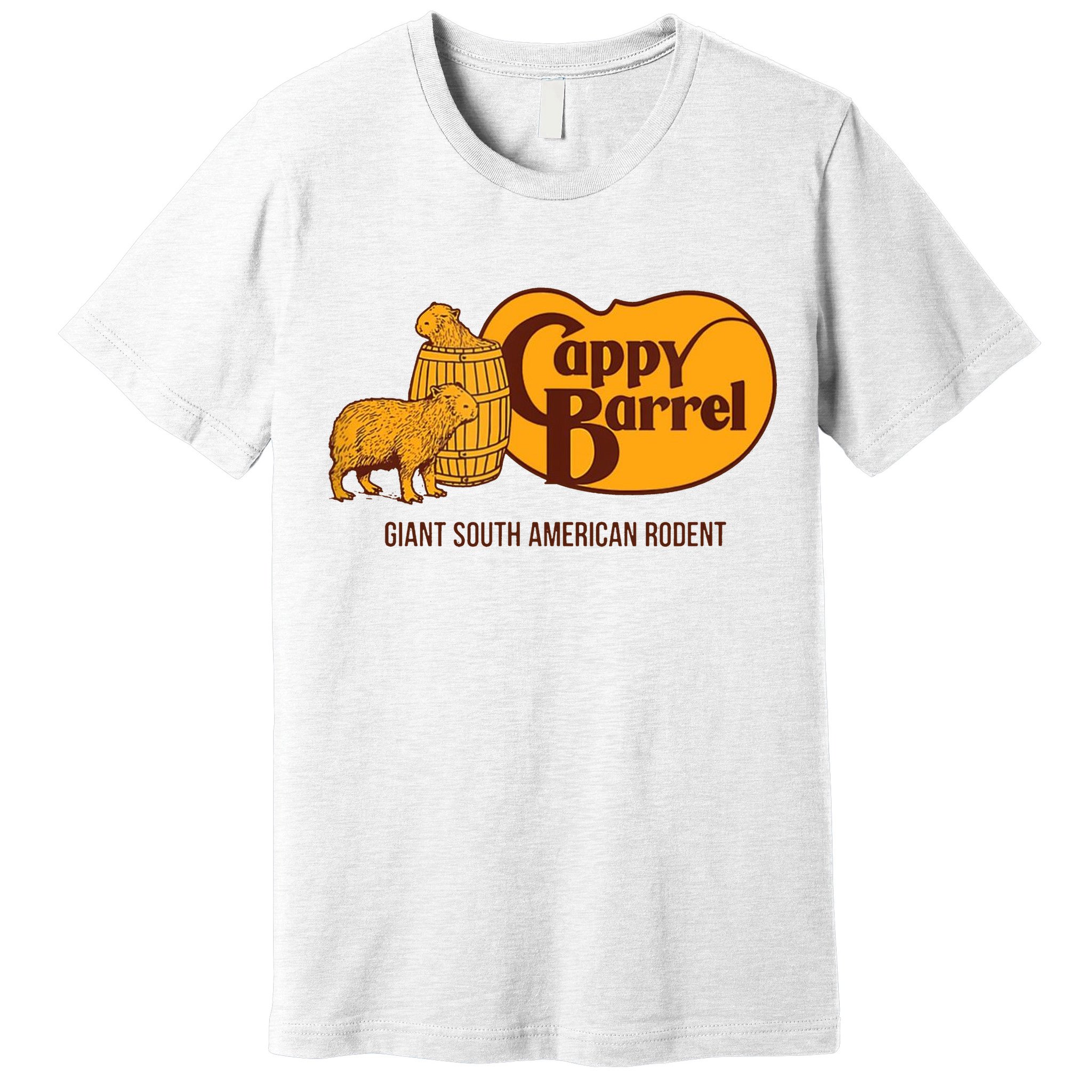 Cappy Barrel Capybara Campaign Store Premium T-Shirt