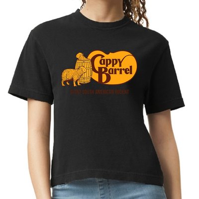 Cappy Barrel Capybara Campaign Store Comfort Colors Boxy T-Shirt