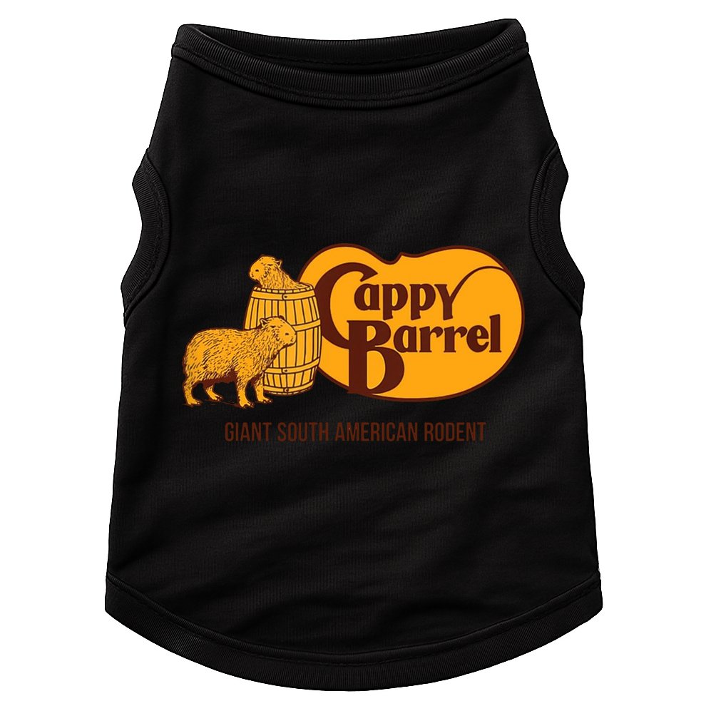 Cappy Barrel Capybara Campaign Store Doggie Tank