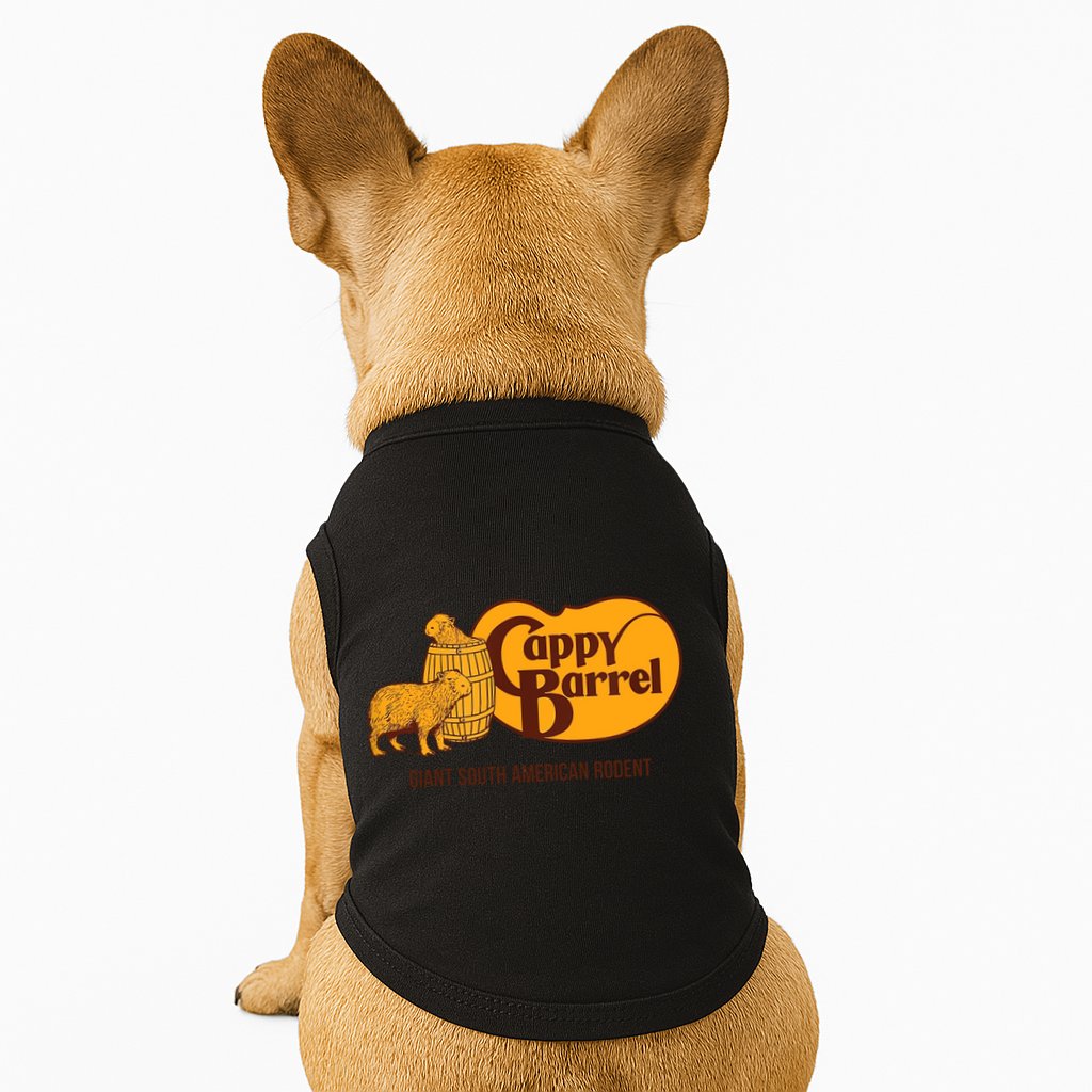 Cappy Barrel Capybara Campaign Store Doggie Tank