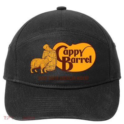 Cappy Barrel Capybara Campaign Store 7-Panel Snapback Hat