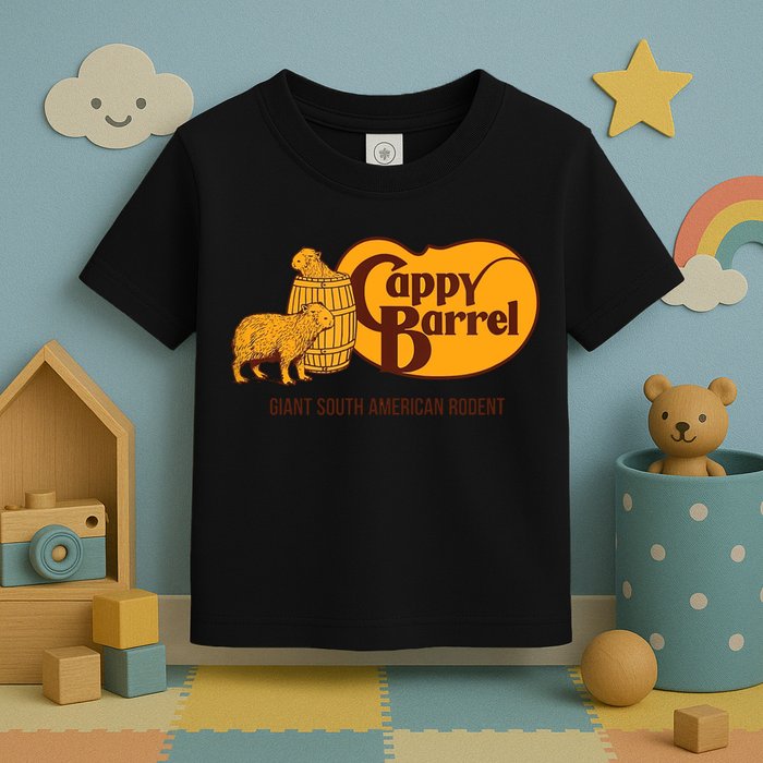 Cappy Barrel Capybara Campaign Store Toddler T-Shirt