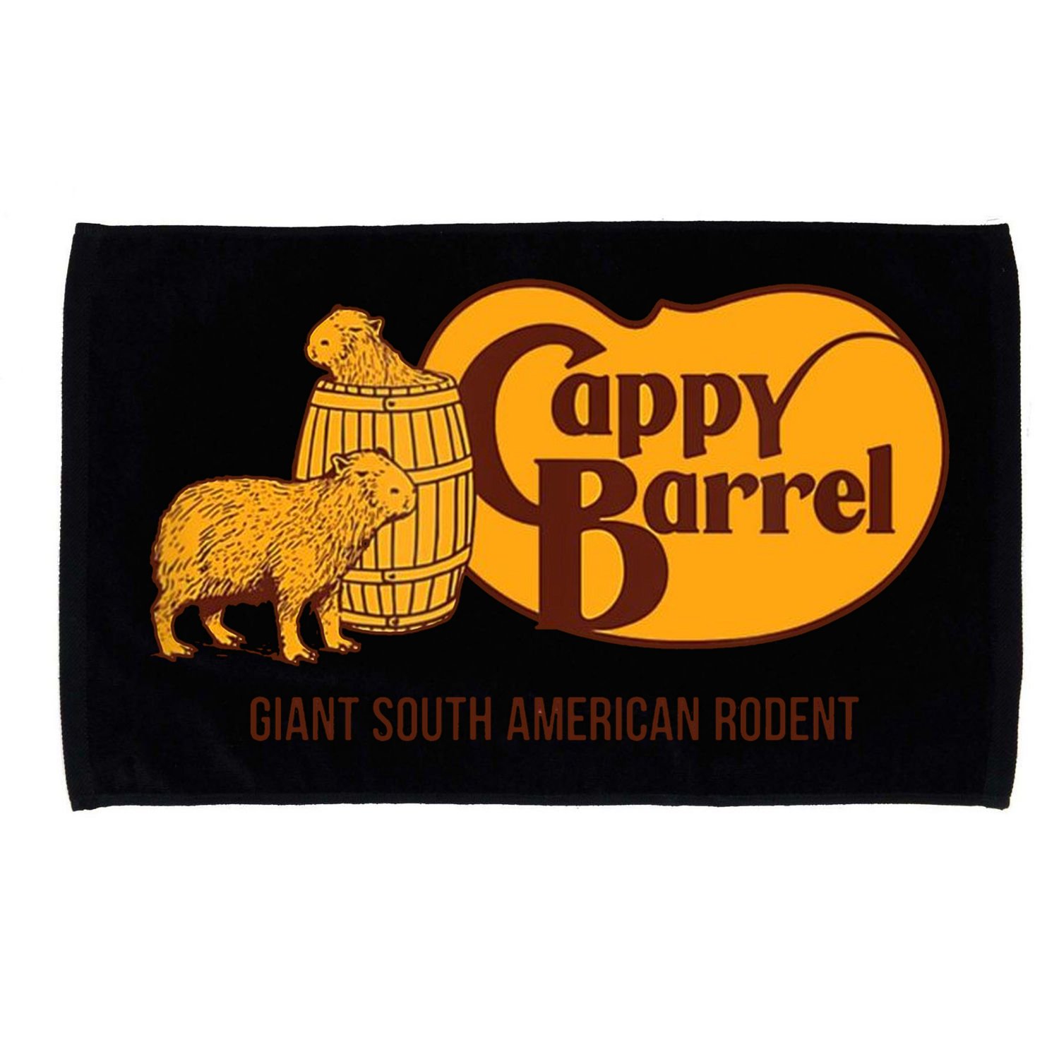 Cappy Barrel Capybara Campaign Store Microfiber Hand Towel