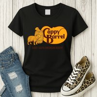 Cappy Barrel Capybara Campaign Store Womens T-Shirt