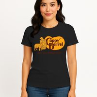 Cappy Barrel Capybara Campaign Store Womens T-Shirt