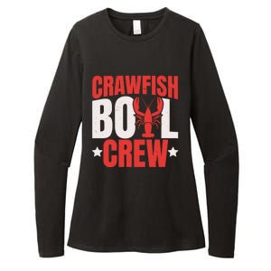 Crawfish Boil Crew Design Funny Crawfish Lover Cajun Season Great Gift Womens CVC Long Sleeve Shirt