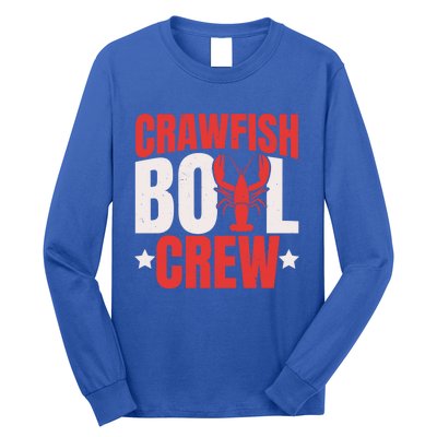 Crawfish Boil Crew Design Funny Crawfish Lover Cajun Season Great Gift Long Sleeve Shirt