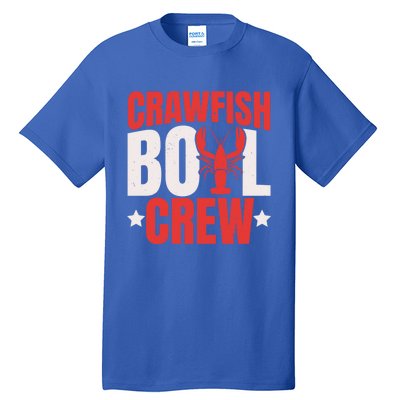 Crawfish Boil Crew Design Funny Crawfish Lover Cajun Season Great Gift Tall T-Shirt