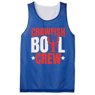 Crawfish Boil Crew Design Funny Crawfish Lover Cajun Season Great Gift Mesh Reversible Basketball Jersey Tank