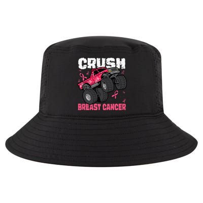 Crush Breast Cancer Monster Truck Cool Comfort Performance Bucket Hat