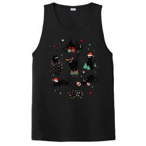 Christmas Black Cats PosiCharge Competitor Tank