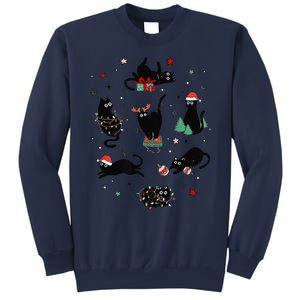 Christmas Black Cats Sweatshirt