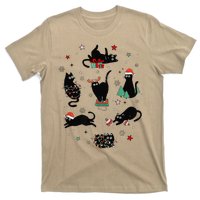 Christmas Black Cats T-Shirt