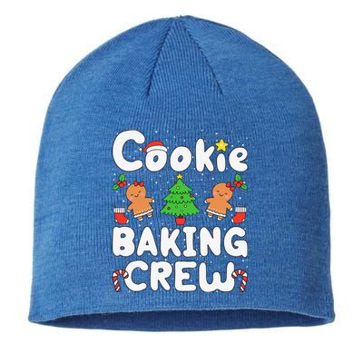 Cookie Baking Crew Family Christmas Gingerbread Team Pajamas Gift Sustainable Beanie