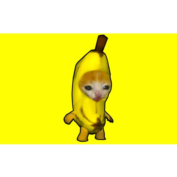 Cute Banana Cat Happy Bananacat Meme Kitty Cat Lovers Meme Bumper Sticker